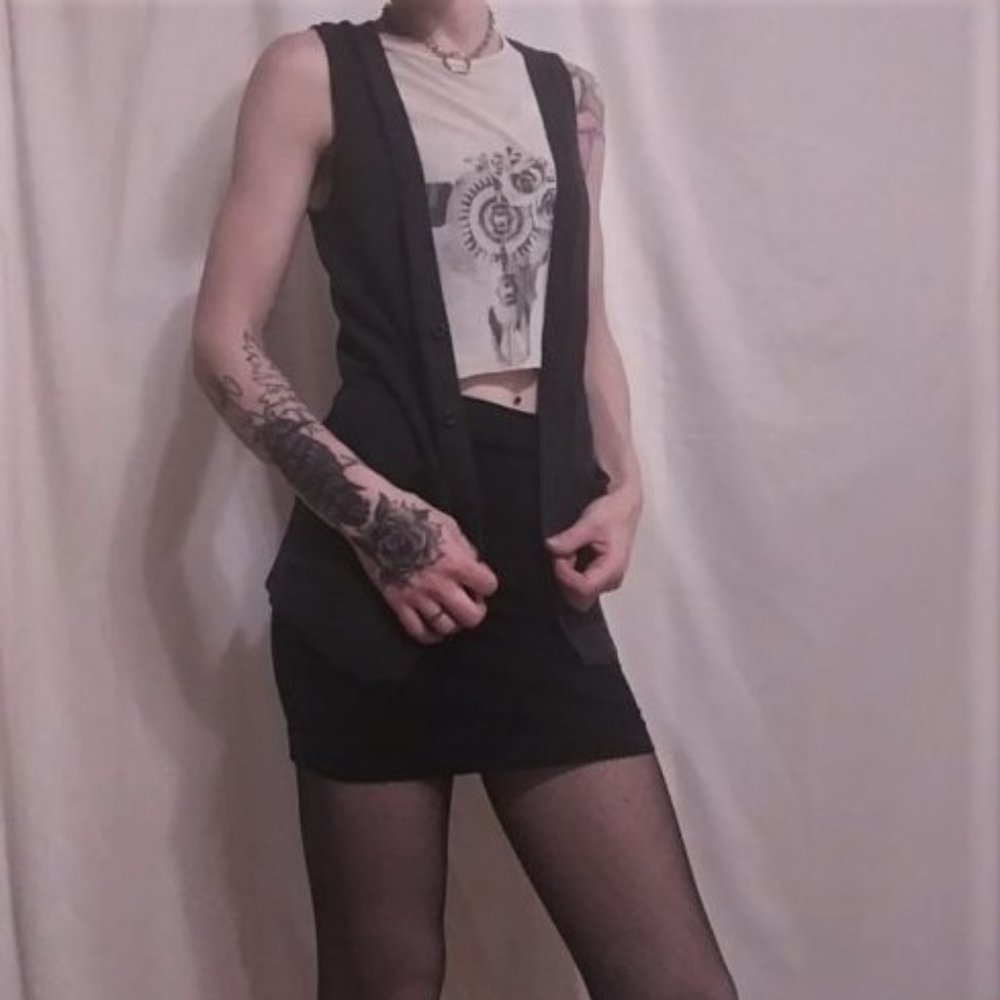 Buttoned Sweater Vest